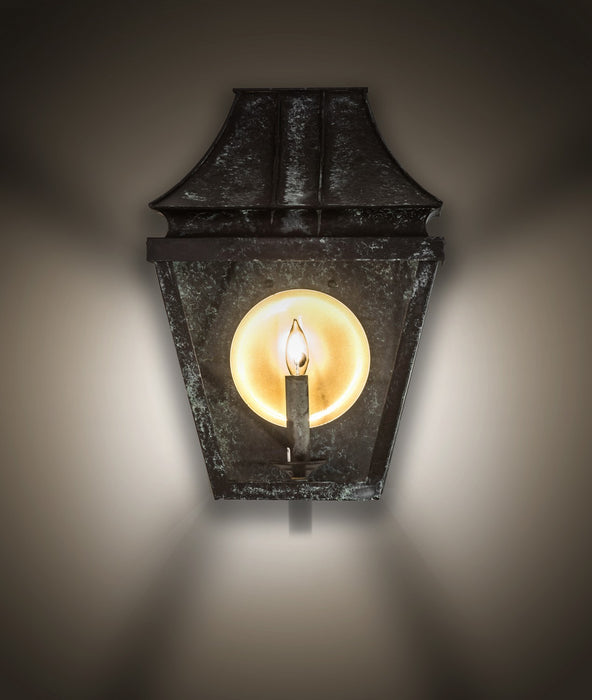 Meyda Tiffany 168362 One Light Wall Sconce, Craftsman Verdigris