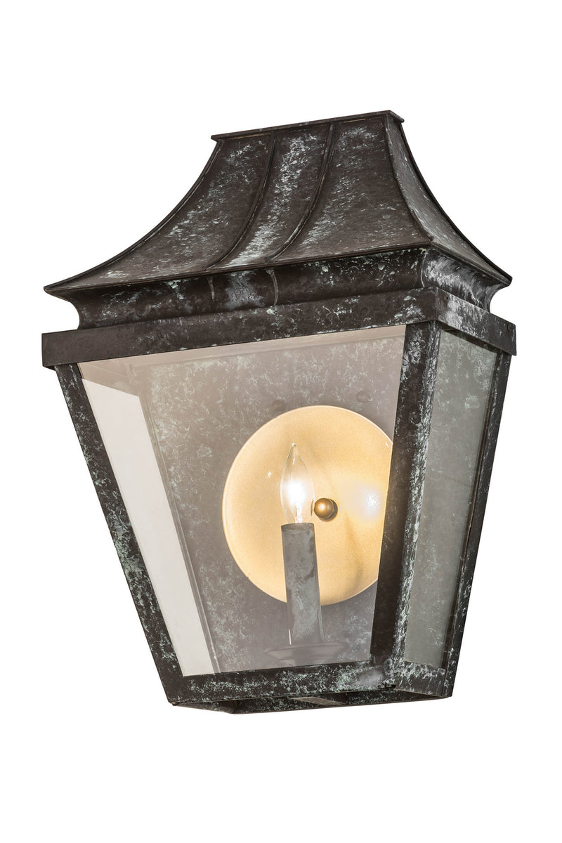 Meyda Tiffany 168362 One Light Wall Sconce, Craftsman Verdigris