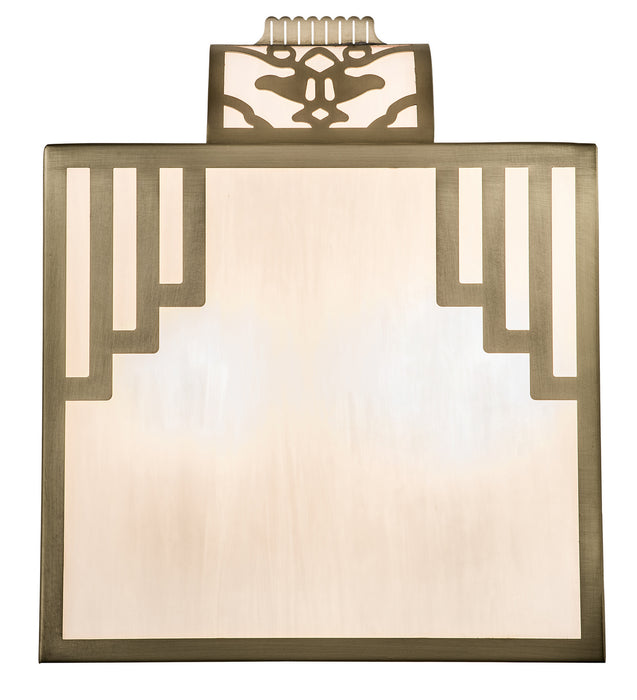 Meyda Tiffany 169907 Two Light Wall Sconce, Natural Brass