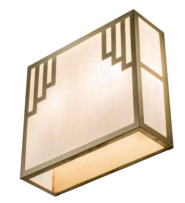 Meyda Tiffany 169907 Two Light Wall Sconce, Natural Brass