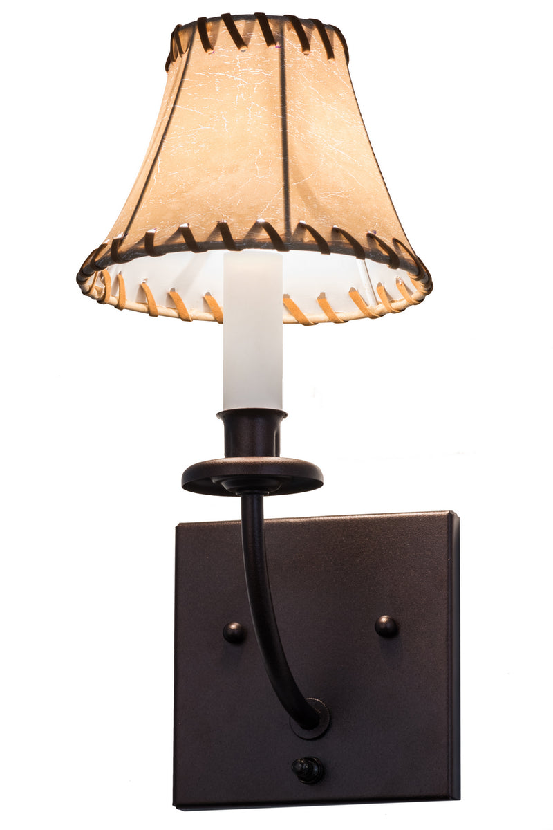 Meyda Tiffany 170161 One Light Wall Sconce, Mahogany Bronze