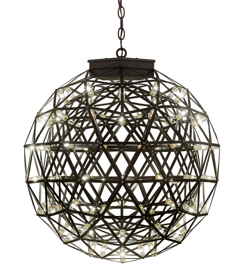 Meyda Tiffany 176275 87 Light Pendant, Oil Rubbed Bronze