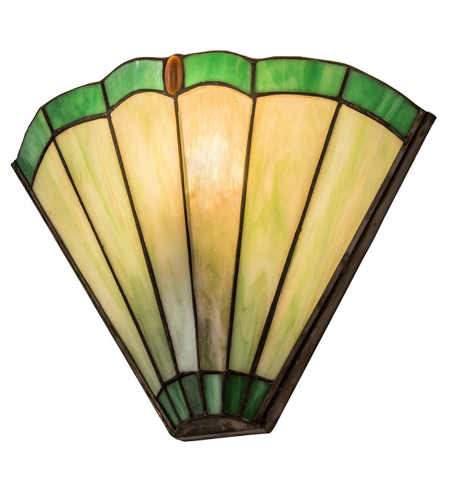Meyda Tiffany 189865 One Light Wall Sconce, Antique Brass