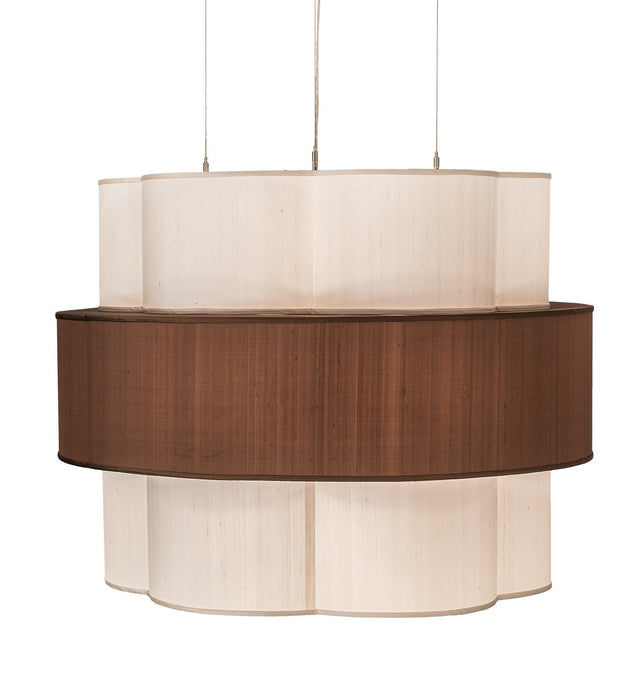 Meyda Tiffany 191364 Nine Light Pendant, Nickel