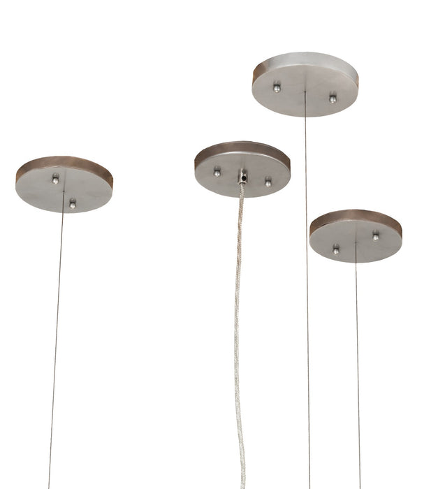 Meyda Tiffany 191364 Nine Light Pendant, Nickel