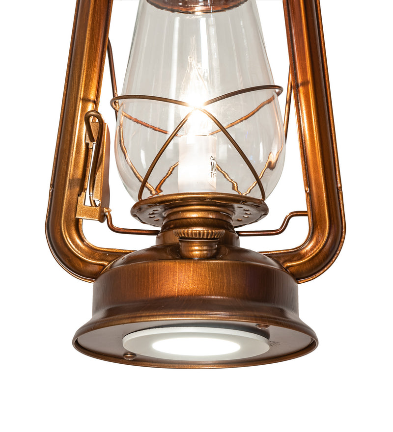 Meyda Tiffany 191516 One Light Mini Pendant, Vintage Copper