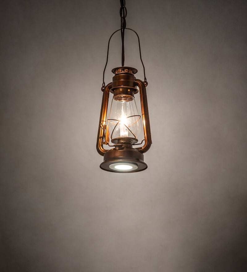 Meyda Tiffany 191516 One Light Mini Pendant, Vintage Copper