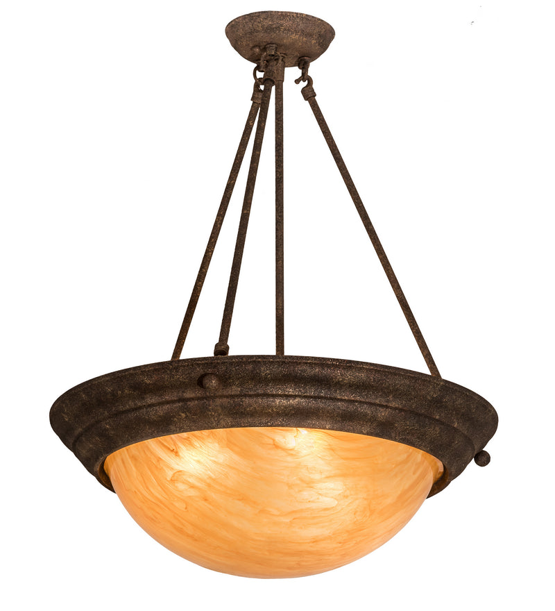 Meyda Tiffany 191955 Three Light Pendant, Baroque