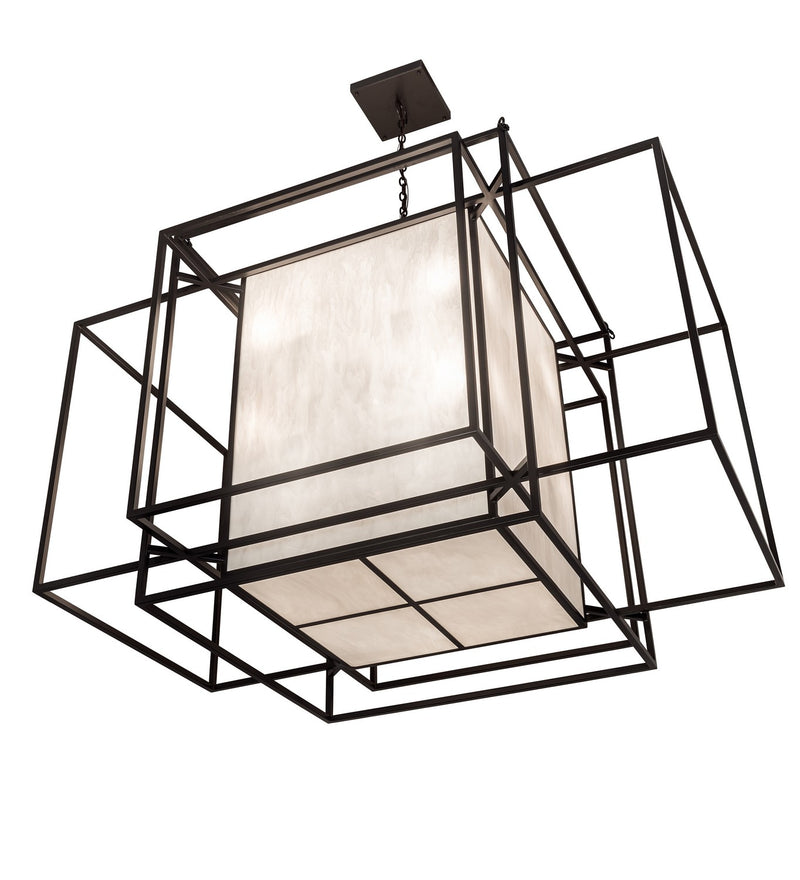 Meyda Tiffany 192699 32 Light Oblong Pendant, Timeless Bronze