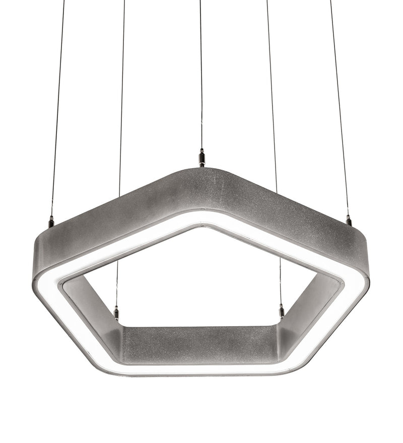 Meyda Tiffany 193452 LED Pendant, Sparkle Silver