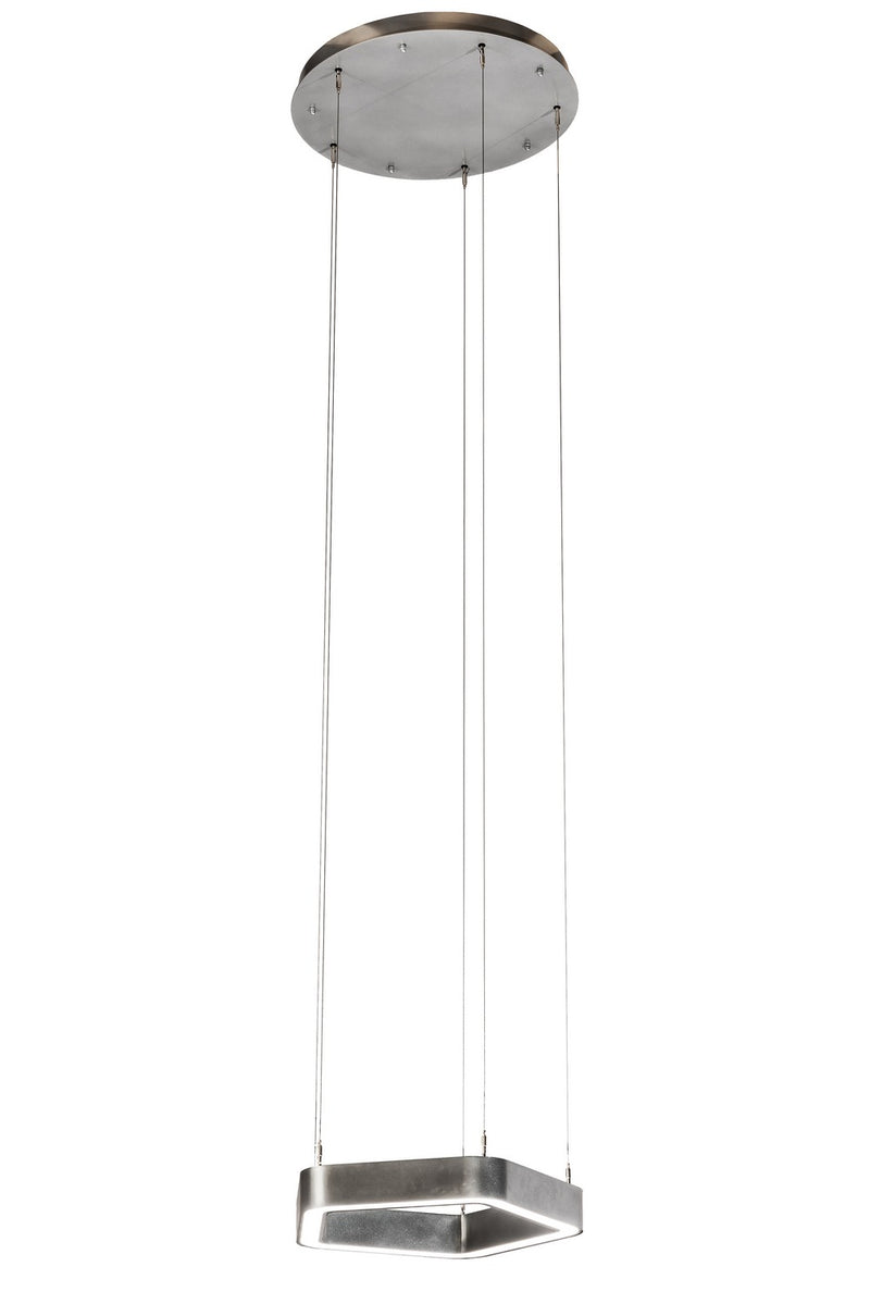 Meyda Tiffany 193452 LED Pendant, Sparkle Silver