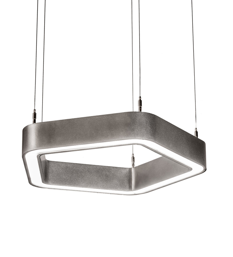 Meyda Tiffany 193452 LED Pendant, Sparkle Silver
