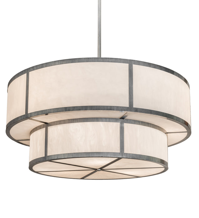 Meyda Tiffany 193772 Six Light Pendant, Antique Iron Ore