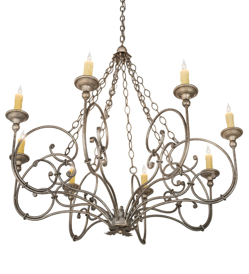 Meyda Tiffany 193952 Eight Light Chandelier, Corinth