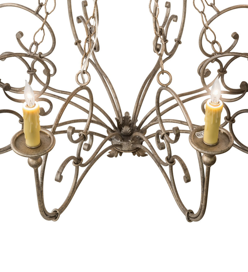 Meyda Tiffany 193952 Eight Light Chandelier, Corinth