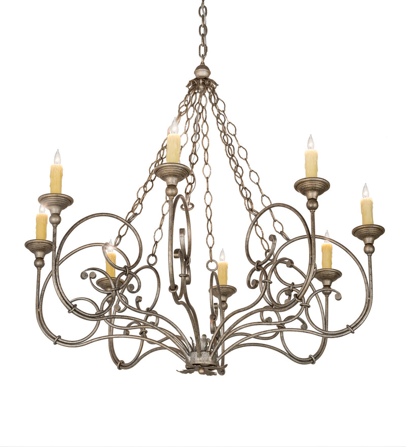 Meyda Tiffany 193952 Eight Light Chandelier, Corinth