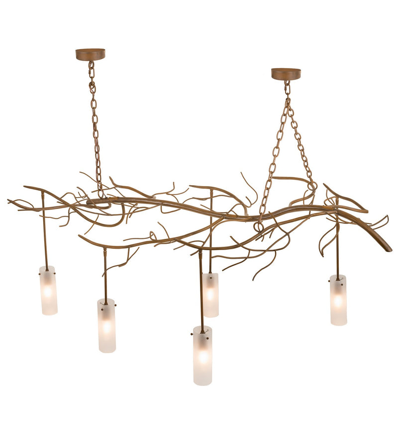 Meyda Tiffany 194362 Five Light Chandelier, Rustic Iron