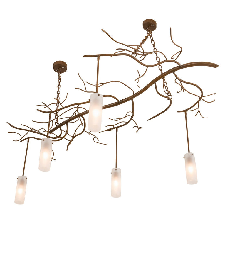 Meyda Tiffany 194362 Five Light Chandelier, Rustic Iron
