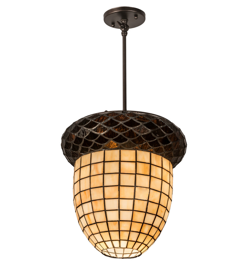 Meyda Tiffany 194590 Three Light Pendant, Mahogany Bronze
