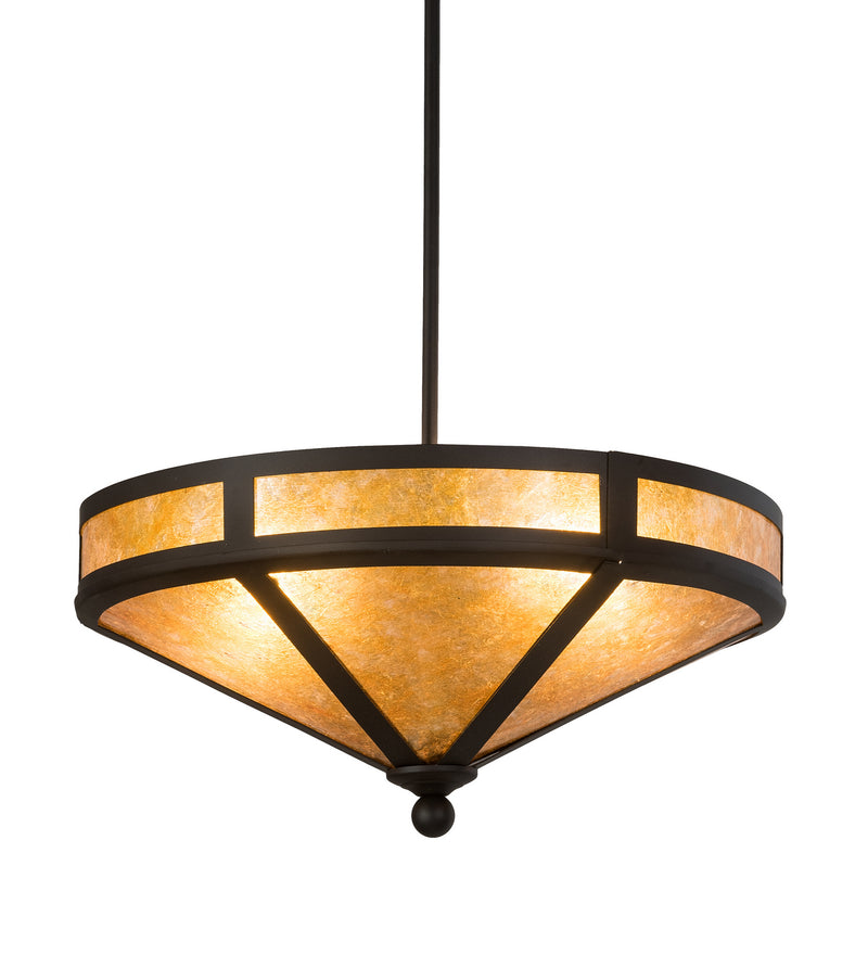Meyda Tiffany 194675 Two Light Flushmount, Oil Rubbed Bronze