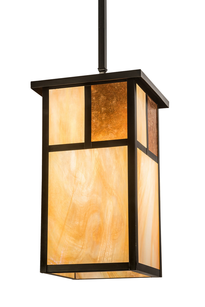 Meyda Tiffany 194832 One Light Pendant, Craftsman Brown
