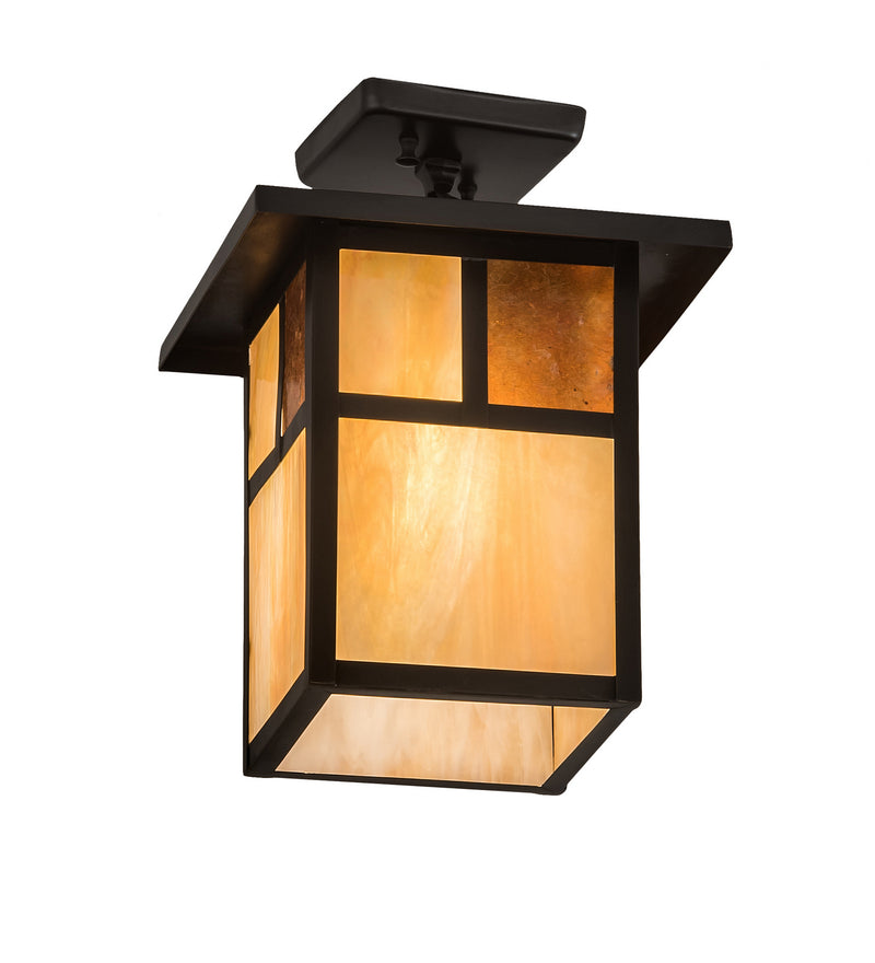 Meyda Tiffany 194849 One Light Pendant, Craftsman Brown