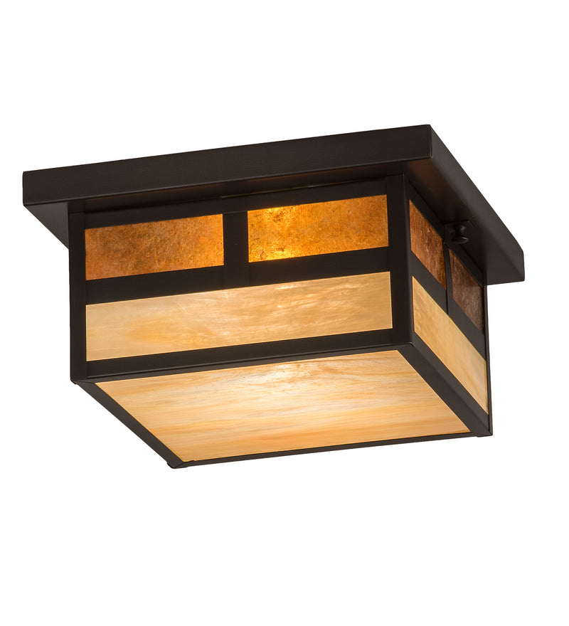 Meyda Tiffany 194866 One Light Wall Sconce, Craftsman Brown