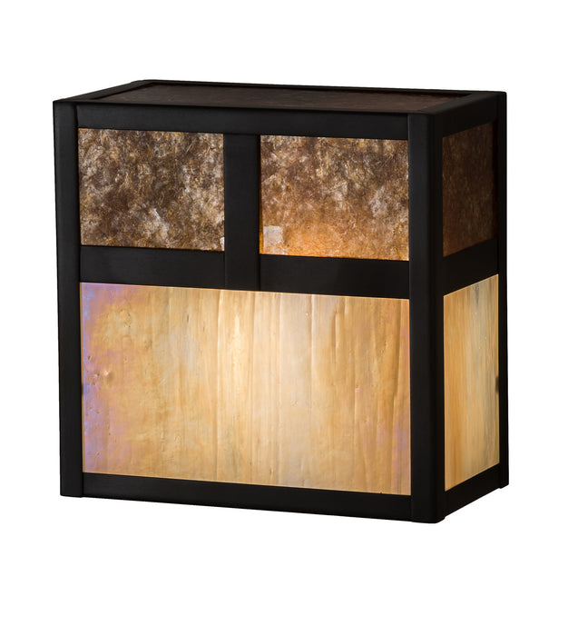 Meyda Tiffany 194881 One Light Wall Sconce, Craftsman Brown