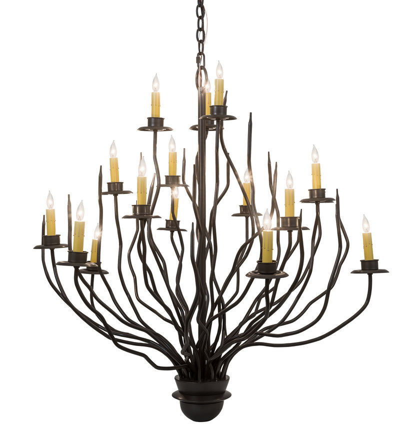 Meyda Tiffany 194929 16 Light Pendant, Timeless Bronze