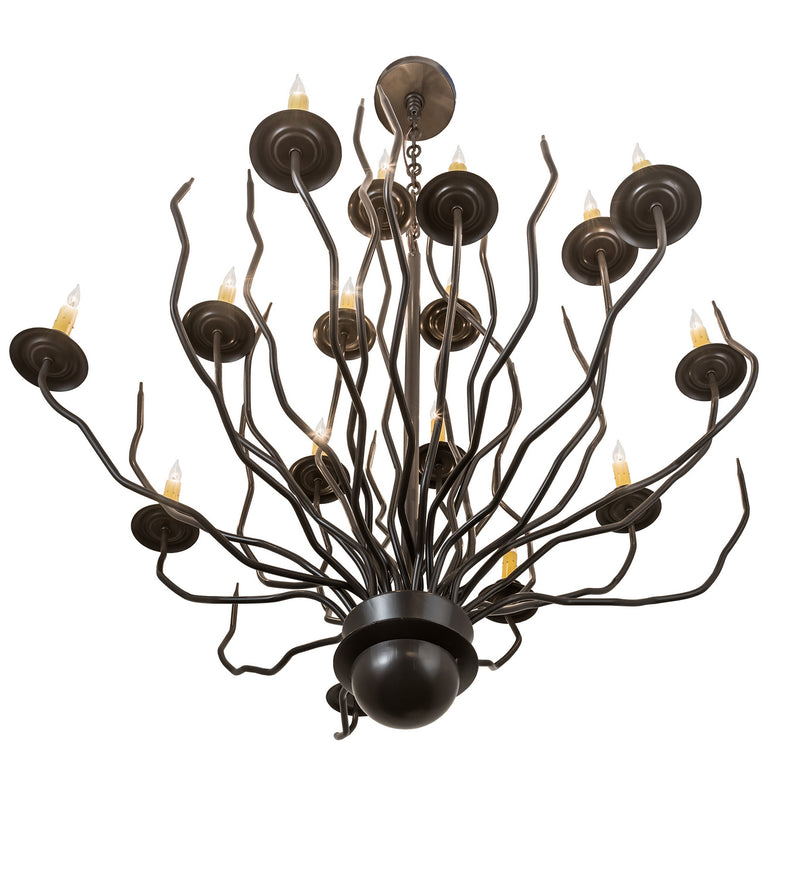 Meyda Tiffany 194929 16 Light Pendant, Timeless Bronze