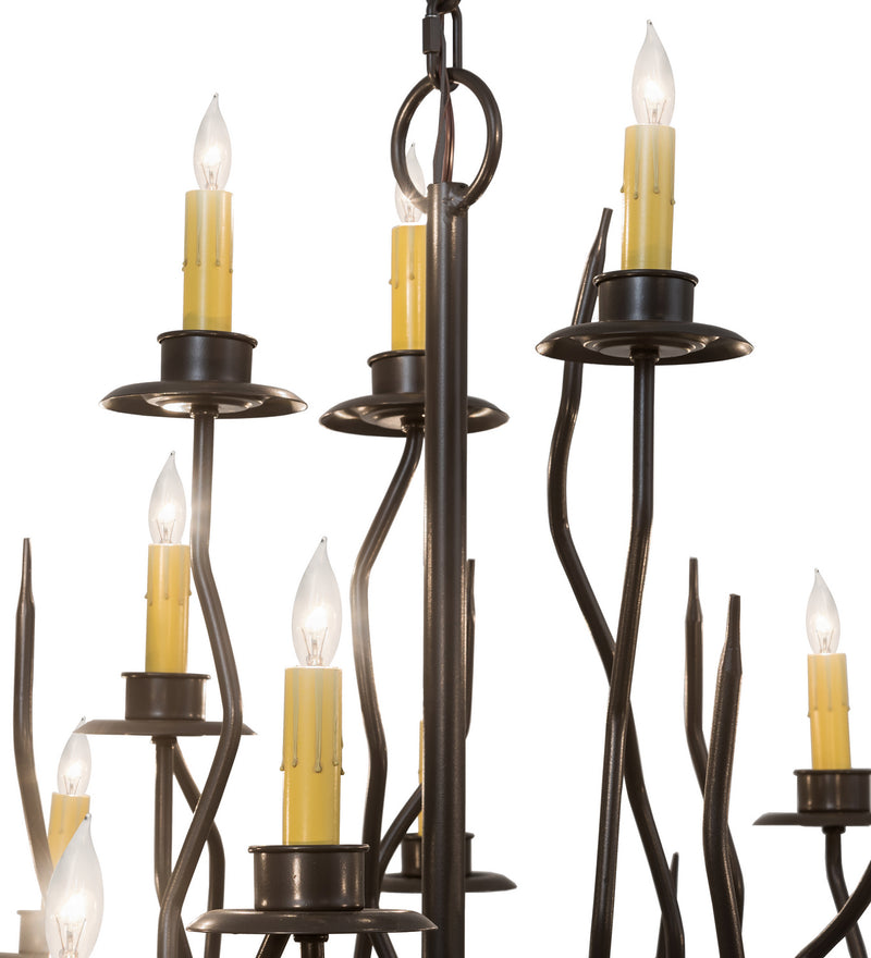 Meyda Tiffany 194929 16 Light Pendant, Timeless Bronze