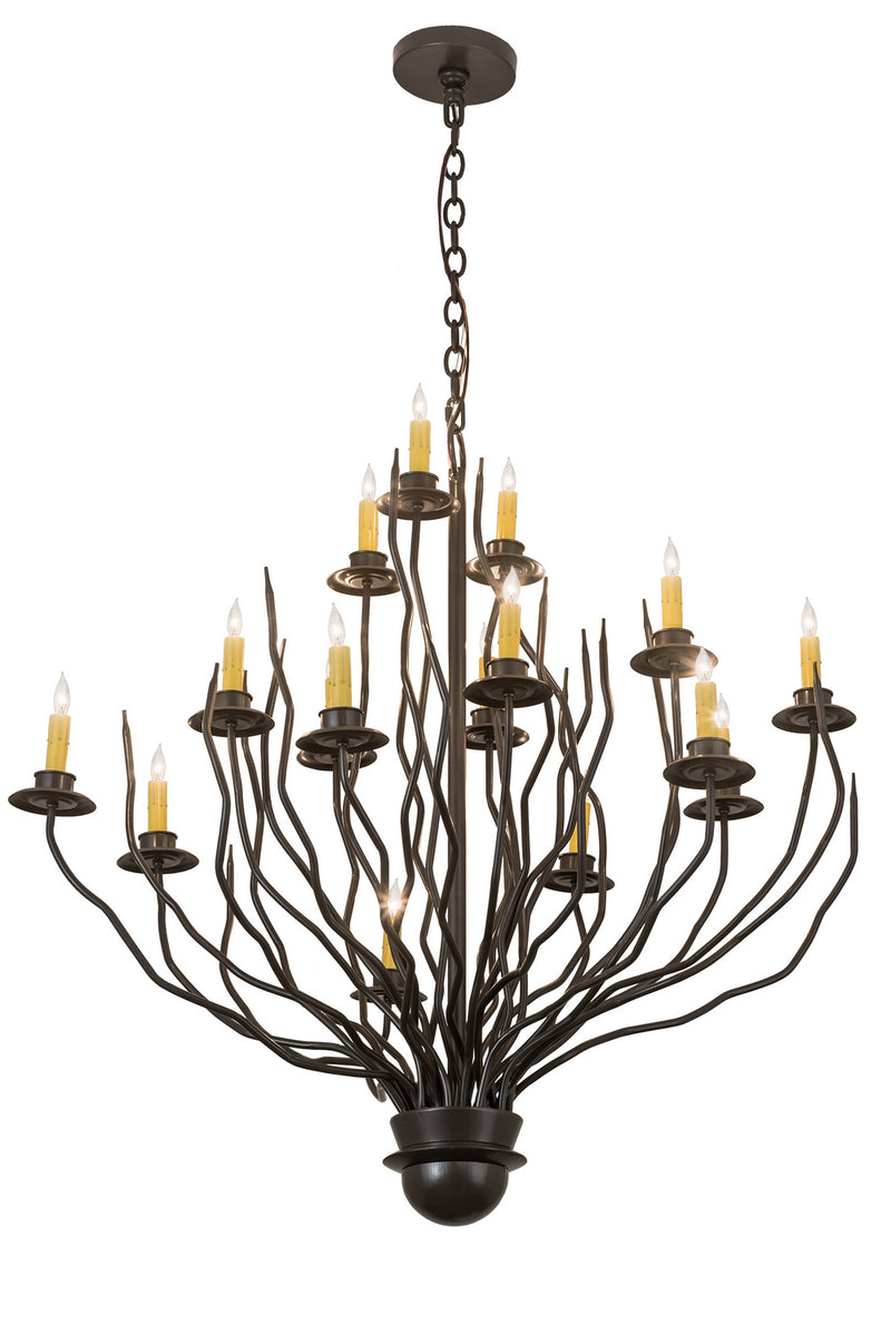 Meyda Tiffany 194929 16 Light Pendant, Timeless Bronze