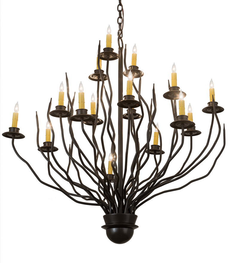 Meyda Tiffany 194929 16 Light Pendant, Timeless Bronze