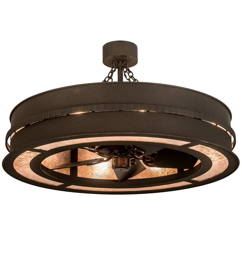 Meyda Tiffany 195174 Eight Light Chandel-Air, Dark Roast