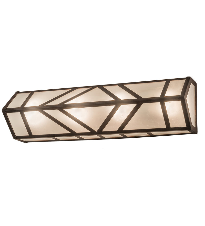 Meyda Tiffany 195353 Four Light Vanity, Rusty Nail