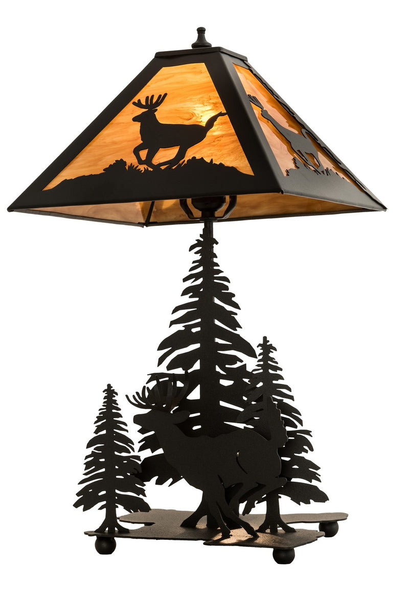 Meyda Tiffany 196036 Two Light Table Lamp, Earth