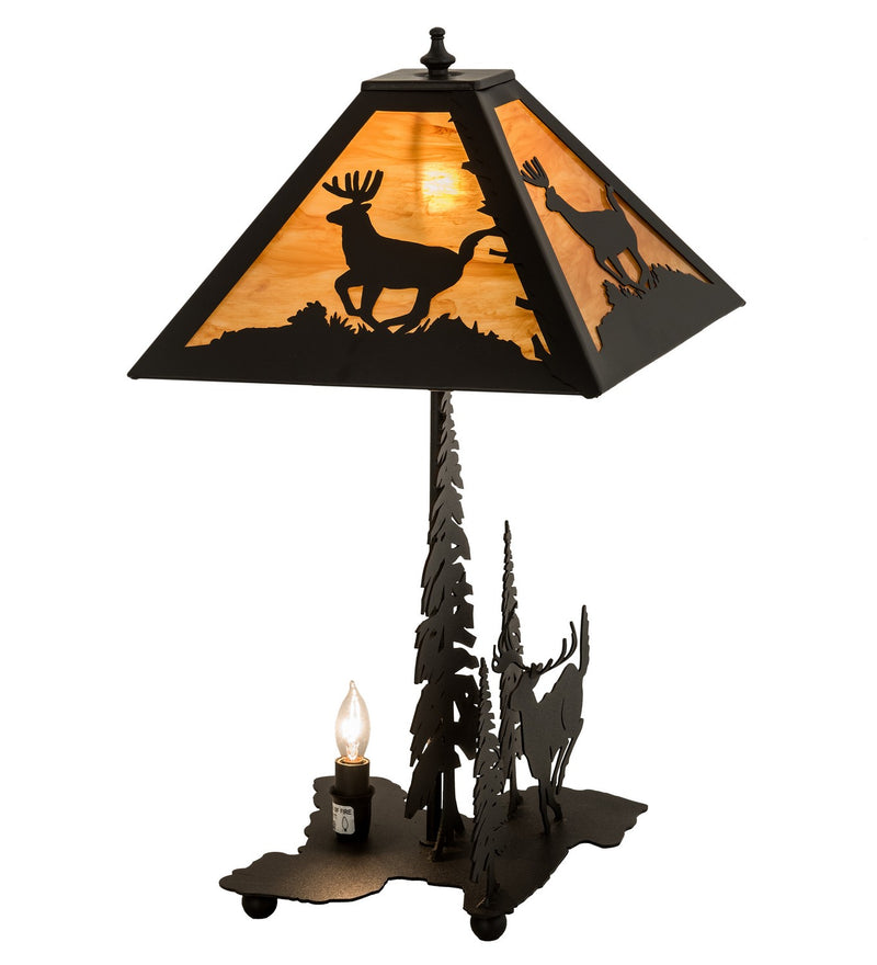 Meyda Tiffany 196036 Two Light Table Lamp, Earth
