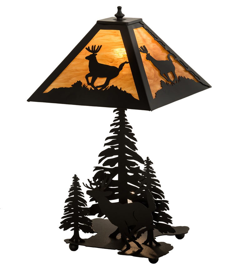 Meyda Tiffany 196036 Two Light Table Lamp, Earth
