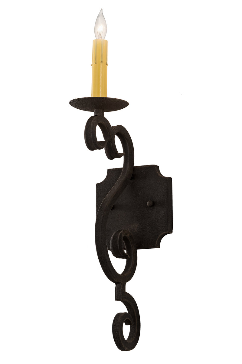 Meyda Tiffany 196447 One Light Wall Sconce, Antiqutiy Highlights