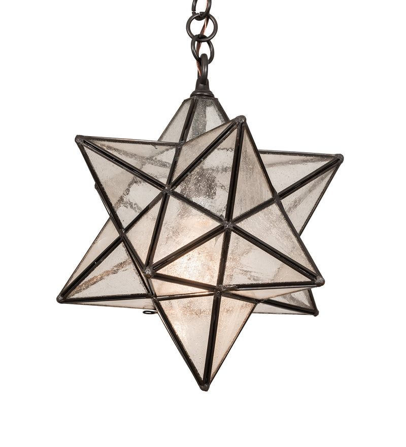 Meyda Tiffany 196886 One Light Pendant, Craftsman Brown