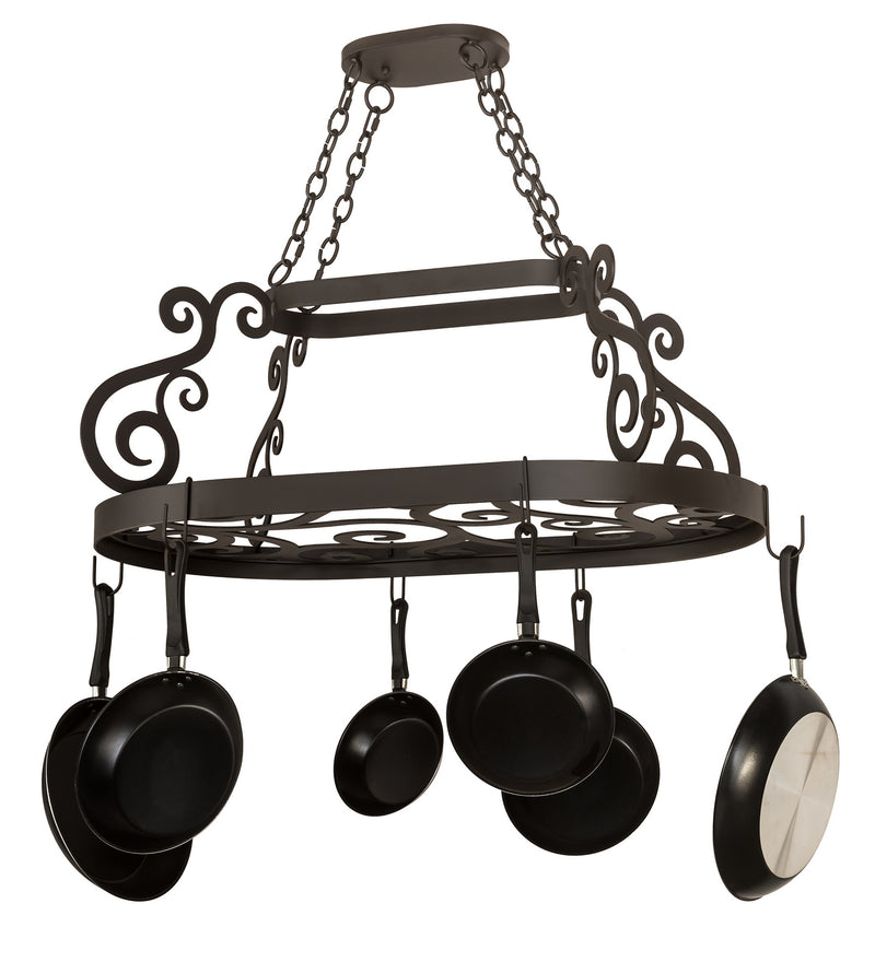 Meyda Tiffany 197433 Pot Rack, Oil Rubbed Bronze