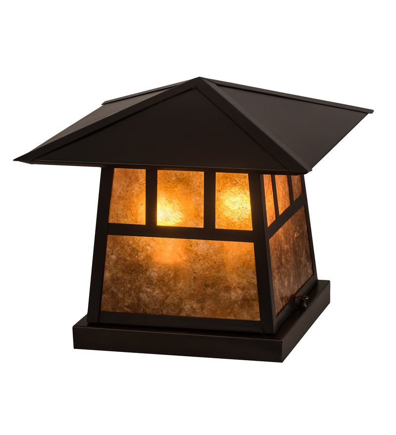 Meyda Tiffany 45640 Two Light Pier Mount, Craftsman Brown