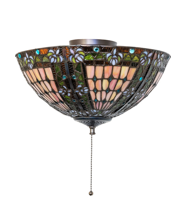 Meyda Tiffany 97658 Three Light Flushmount, Earth