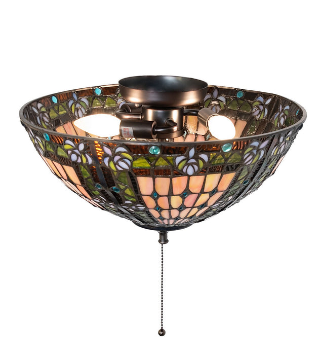 Meyda Tiffany 97658 Three Light Flushmount, Earth