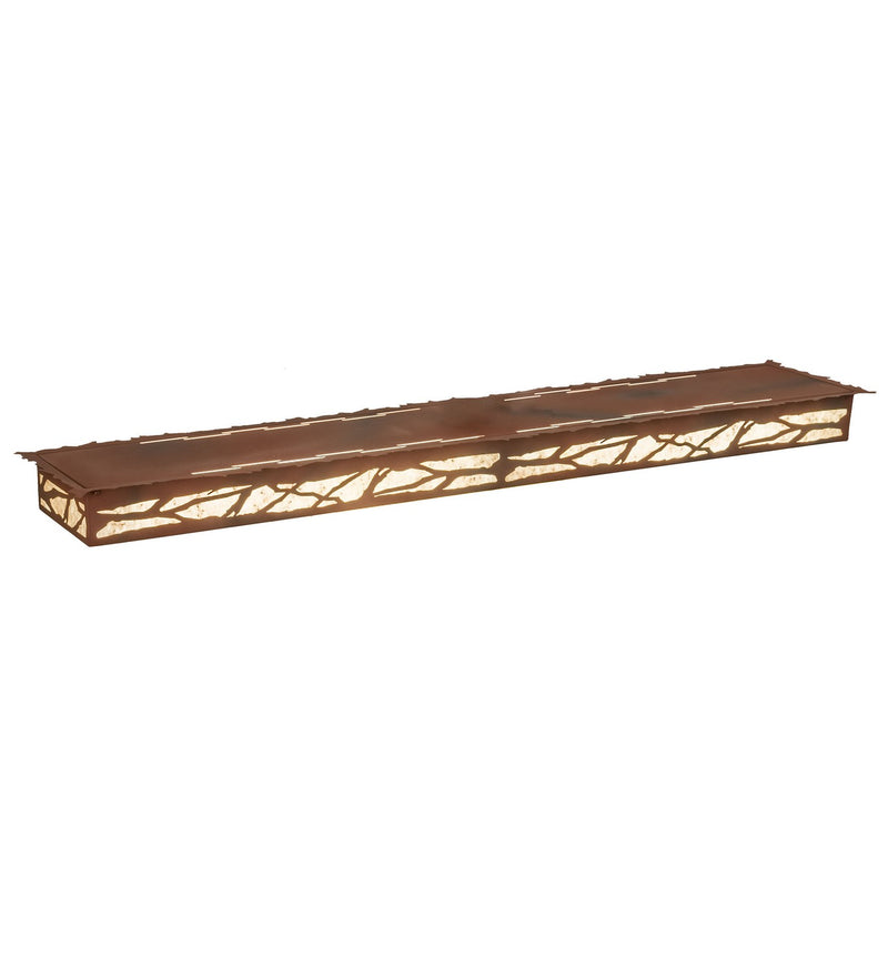 Meyda Tiffany 99359 LED Flushmount, Wrought Iron On Rust