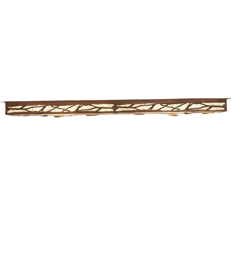 Meyda Tiffany 99359 LED Flushmount, Wrought Iron On Rust