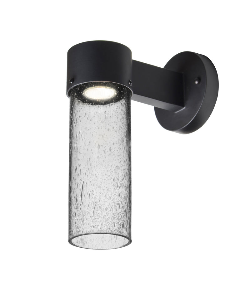 Besa JUNI10CL-WALL-LED-BK Outdoor Wall Sconce, Black