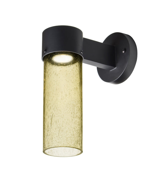 Besa JUNI10GD-WALL-LED-BK Outdoor Wall Sconce, Black