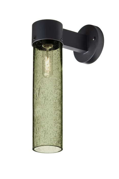 Besa JUNI16MS-WALL-BK Outdoor Wall Sconce, Black