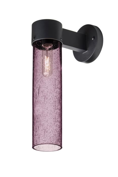 Besa JUNI16PL-WALL-BK Outdoor Wall Sconce, Black